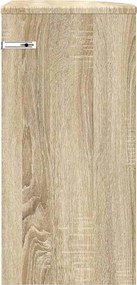 vidaXL End Table Δρύς Sonoma 29,6 x 29,6 x 60 εκ Επεξεργασμένο ξύλο