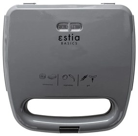 ESTIA ΤΟΣΤΙΕΡΑ AROMA GREY 2 ΘΕΣΕΩΝ 750w ΓΚΡΙ