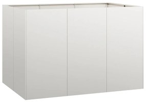 vidaXL Ζαρντινιέρα 120x80x80 εκ. από Ανοξείδωτο Ατσάλι