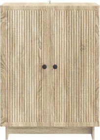 vidaXL Πλαϊνό γραφείο Sonoma Δρυς 66 x 34,5 x 90 εκ Επεξεργασμένο Ξύλο