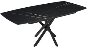 Dinning Table RODEO Extendable Μαύρο Μάρμαρο