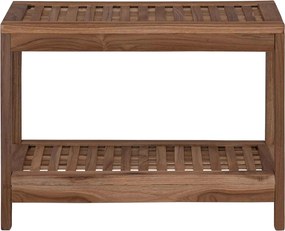 vidaXL Τραπέζι Πλευρικής Μπανιέρας Φυσικό 60 x 30 x 45 cm