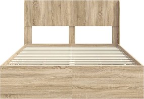 vidaXL Καλάθι με αποθήκη και κεφαλάρι Sonoma Δρυς 150 x 200 cm