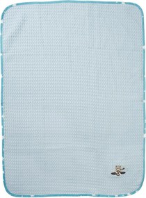 Κουβέρτα Πικέ Αγκαλιάς (80x110) Dimcol Aviator 183 Sky Blue
