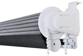 vidaXL Σύστημα Σκίασης Ρόλερ Zebra Μαύρο 80 x 175 εκ.