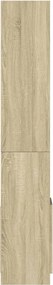 vidaXL Ντουλάπι Sonoma Δρυς 92x33x180εκ. από Επεξεργασμένο Ξύλο