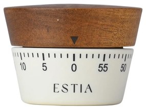 Estia Χρονόμετρο Κουζίνας Allure Αναλογικό 60 Λεπτών Ivory