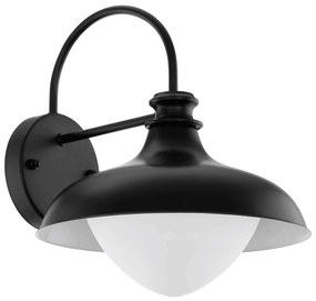 Φωτιστικό Τοίχου Sospiro E27 Μαύρο -Creme 97246