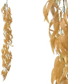 MarHome ΓΙΡΛΑΝΤΑ ΦΥΛΛA ΜΠΑΜΠΟΥ ΚΑΦΕ - Υ200cm 1/100ΚΙΒ  00-23339-3