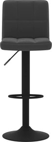 vidaXL Σκαμπό Μπαρ 2 τεμ. Μαύρα Βελούδινα