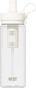 Φορητό παγούρι πλαστικό με καλαμάκι - 750ml - 413234 - Beige