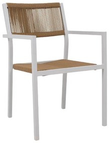 Outdoor Armchair Lesoto Fylliana White 57x61x83 cm