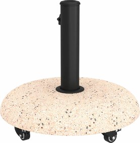 vidaXL Βάση ομπρέλας Κίτρινο Ø 45 x 40 cm Σκυρόδεμα