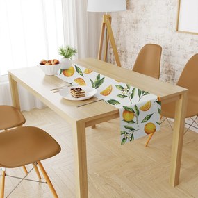 Αλέκιαστη Τραβέρσα (40x180) Dimcol Oranges 474 White-Orange