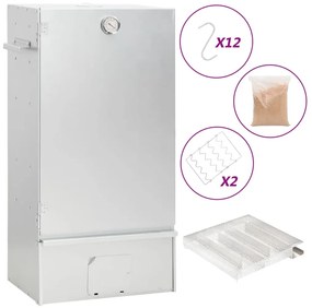 Καπνιστήριο Μπάρμπεκιου με Σύστημα Κρύου Καπνού Γαλβαν. Χάλυβας