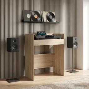 vidaXL Πίνακας DJ Sonoma Δρυς 82 x 45 x 102 εκ. Επεξεργασμένο Ξύλο