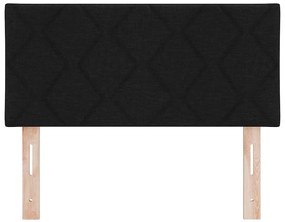 vidaXL Υφασμάτινο Κεφαλάρι Geometric με κεφαλάρι Μαύρο 100 cm ύφασμα
