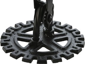 Bordklokke Home ESPRIT Λευκό Μαύρο Ασημί