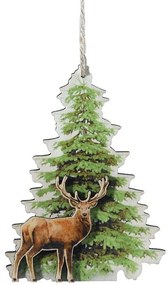 Χριστουγεννιάτικο Στολίδι 17A91324 9x12cm Multi