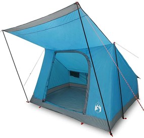 vidaXL Σκηνή Camping Μπλε 282 x 225 x 154 εκ Πολυεστέρας