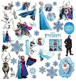 Αυτοκόλλητα Τοίχου Frozen με την Elsa Anna &amp; Olaf B07CZKHVTV B07CZKHVTV