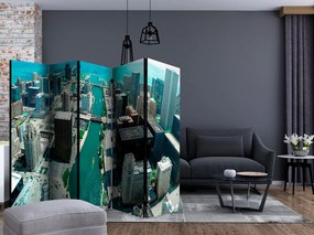 Διαχωριστικό με 5 τμήματα - Urban architecture of Chicago II [Room Dividers]