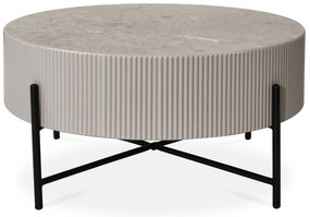 Milo Coffee Table ø80x40 Grey