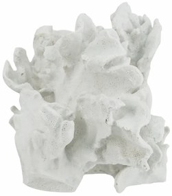 Artekko Coral Διακοσμητικό Κοράλλι Ρητίνη Λευκό (32.5x30.5x17)cm - 72423