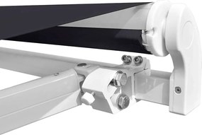 vidaXL Ηλεκτρική Αυλή 4 x 3 m Ανθρακί 100% Πολυεστέρας