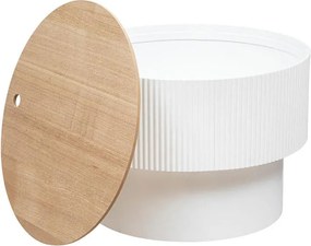 ΤΡΑΠΕΖΆΚΙΑ ΣΑΛΟΝΙΟΎ ENOLA WHT TRUNK COFFEE TABLE ATMOSPHERA 197741A