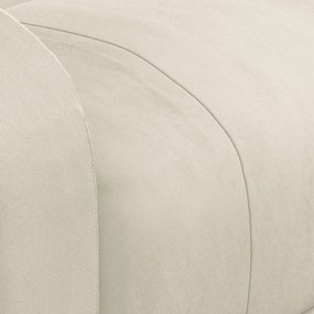 vidaXL Πολυθρόνα Ανακλινόμενη Κρεμ Βελούδινη