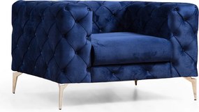 Πολυθρόνα Σκούρο Μπλε COMO 90x108x70