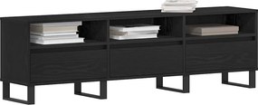 vidaXL Ντουλάπι TV 150 x 30 x 44,5 εκ. Μαύρη Οξυά Επεξεργασμένο Ξύλο