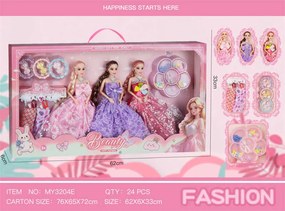 Σετ κούκλες με αξεσουάρ ομορφιάς - MY3204E - 917469
