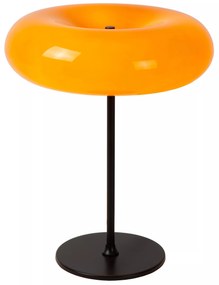 Φωτιστικό Επιτραπέζιο Lucide 10525-01-53 SENTINO Πορτοκαλί (Orange)|Μαύρο Ματ (Black Mat)