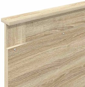 vidaXL Κεφαλάρι με κεφαλάρι Δρύς Sonoma 75 cm Επεξεργασμένο ξύλο