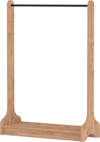 Έπιπλο εισόδου Belgum Megapap χρώμα pine oak 87,3x35x128εκ.