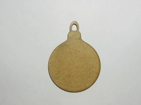 Intra απο ξύλο plywood 3mm-4mm πάχος - Ξύλινο χριστουγεννιάτικο στρογγυλό μπιχλιμπίδι Κενό χειροτεχνίας Δίασταση 30x30 cm Intraeaxys-51rrn3r1