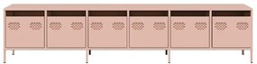 ντουλάπι τηλεόρασης  Ροζ 202x39x43,5 cm Ατσάλι ψυχρής έλασης 3307150