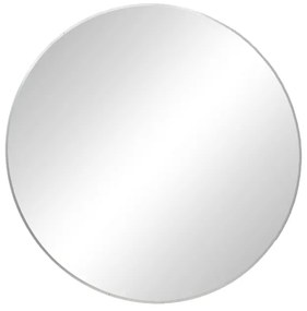 Καθρέπτης Nhaos Inart ασημί αλουμίνιο Φ60x2.5εκ