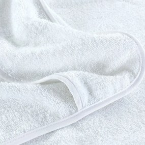 vidaXL Πετσέτες Θαλάσσης 4 τεμ. Λευκές 60 x 135 εκ. Ύφασμα 400 GSM