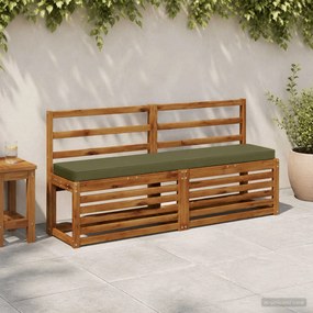vidaXL Μαξιλάρια Πάγκου 2 Τεμαχίων VUGHT 2 pcs 100% Πολυεστέρας Λαδί