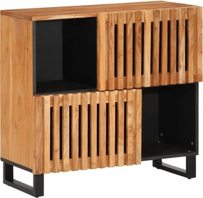 vidaXL Ντουλάπι 80x34x75 εκ. από Μασίφ Ξύλο Ακακίας