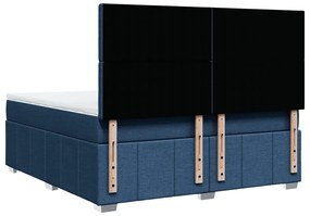 ΚΡΕΒΑΤΙ BOXSPRING ΜΕ ΣΤΡΩΜΑ ΜΠΛΕ 180X200 ΕΚ. ΥΦΑΣΜΑΤΙΝΟ 3291767