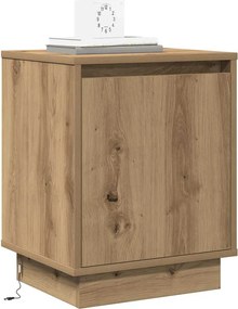 vidaXL Κομοδίνο 2 pcs Artisan Oak 39 x 34,5 x 50 εκ.