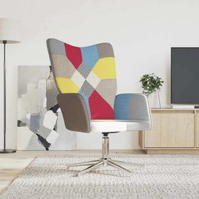 vidaXL Πολυθρόνα Relax Σχέδιο Patchwork Υφασμάτινη