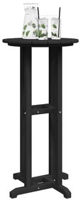vidaXL Μαύρο Τραπέζι Μπαρ 55x55x107 εκ.