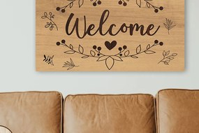 Intra απο ξύλο plywood 3mm-4mm πάχος – Διακόσμηση τοίχου καλωσορίσματος, πρότυπο κοπής σε στρώσεις Δίασταση 40x30 cm INTRAFABR-87878155