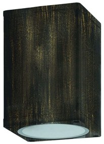 Φωτιστικό Οροφής - Σποτ LG2402E27GB 12x17cm 1xE27 35W IP65 Black-Gold Aca Aluminium, Glass