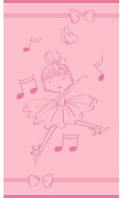 Πετσέτα Θαλάσσης Βαμβακερή Velour Pink 70x120εκ. Dancing Melinen 20004884